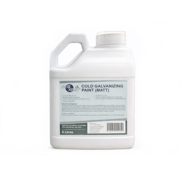 กัลวาไนซ์ป้องกันสนิมสีเทาด้าน แบบทา SEAL XPERT COLD GALVANIZE PAINT