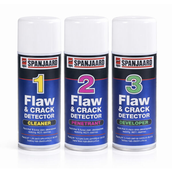 SPANJAARD Flow and Crack Detector สเปรย์ชุดเช็ครอยร้าวโลหะ