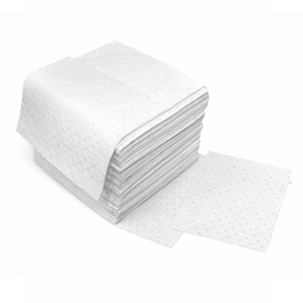 แผ่นดูดซับน้ำมันและปิโตรเลียมเหลว  Oil Safety Oil Only sorbents Pads