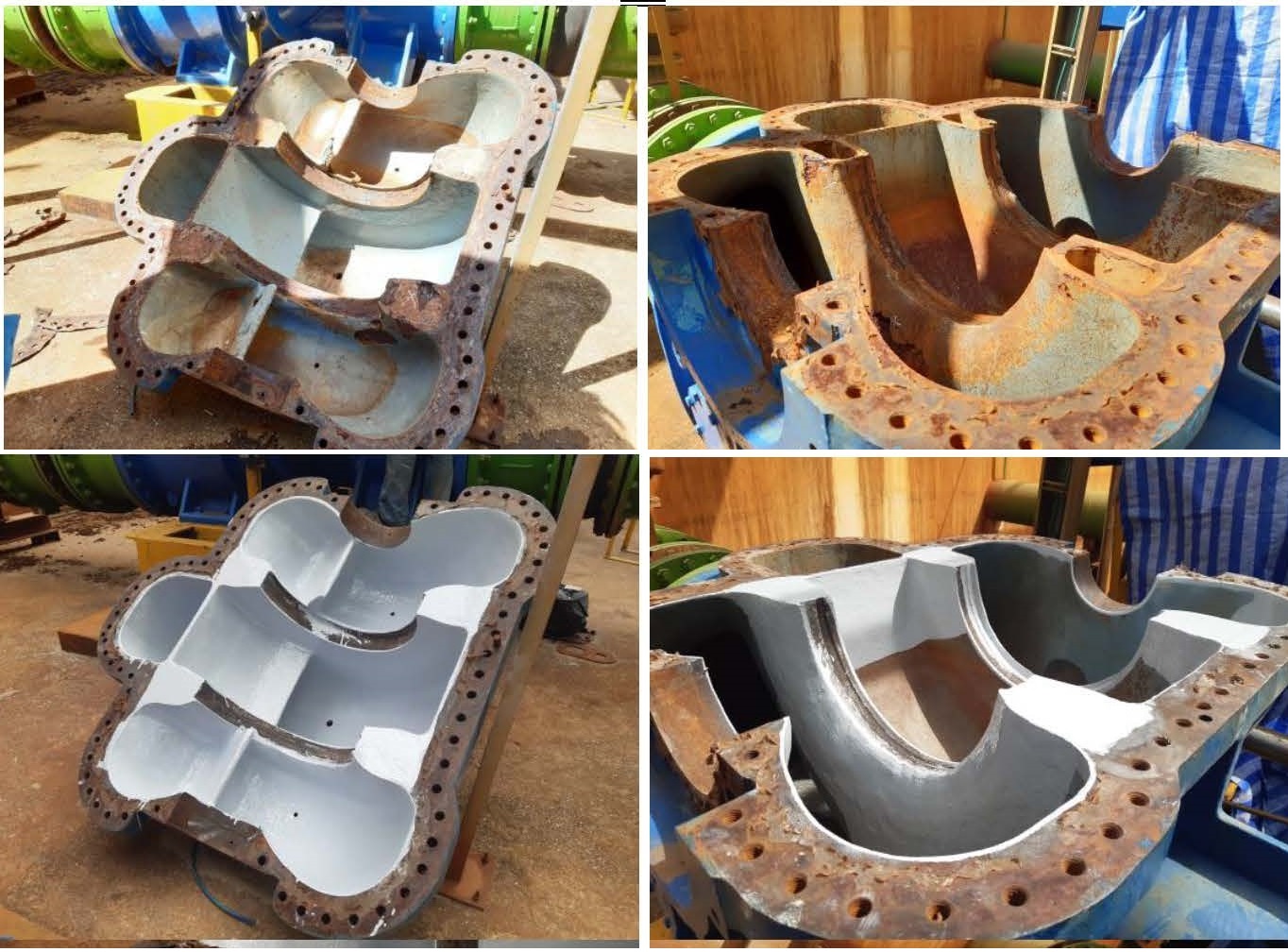 เคลือบผิวปั๊ม Cooling Tower Pumps ซ่อมผิวคูลลิ่งทาวเวอร์ ปั๊ม